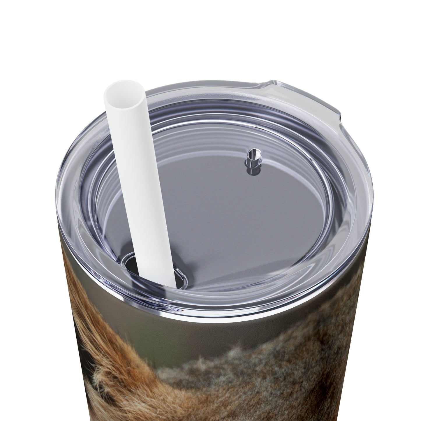 Skinny Tumbler with Straw Male Lion Edition, 20oz