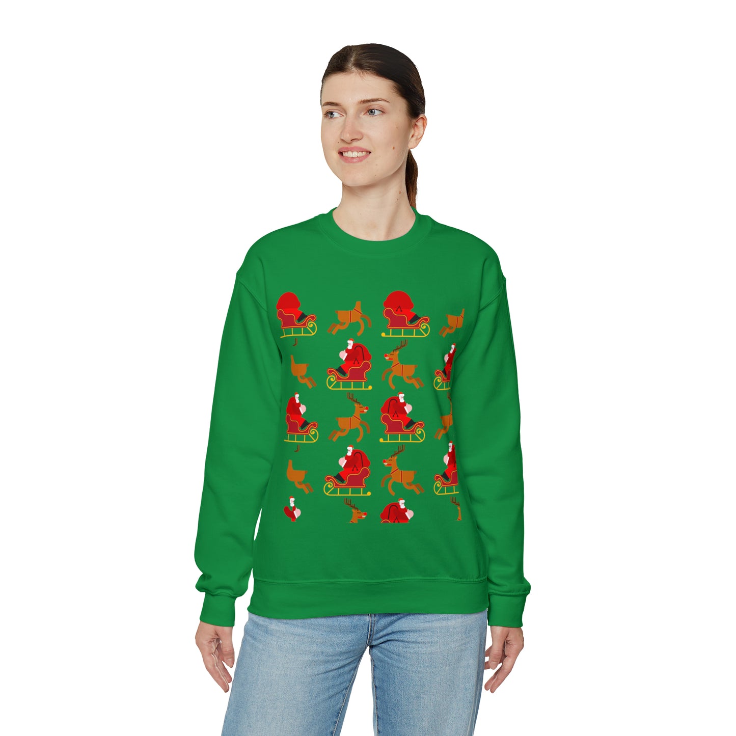 Unisex Heavy Blend™ Crewneck Christmas Ugly Sweatshirt23