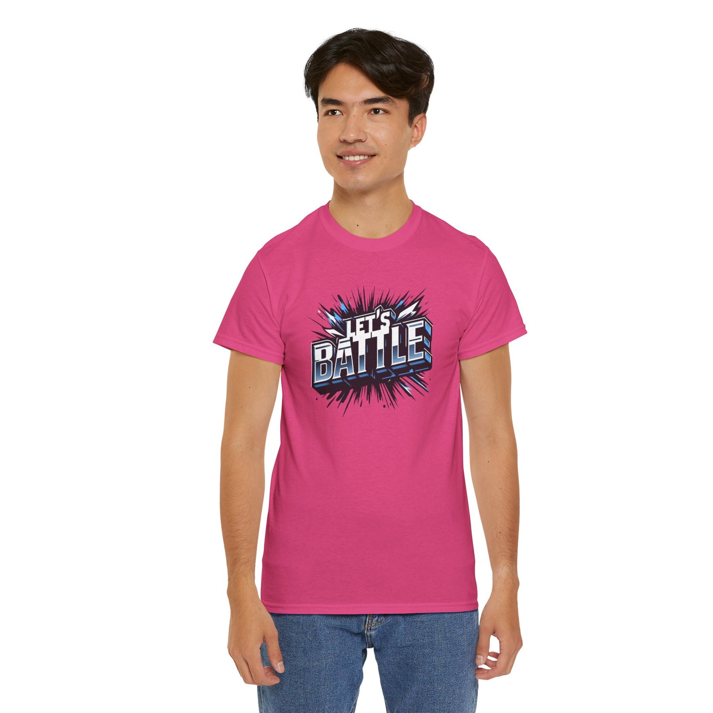 Heavy Cotton Tshirt for Male and Female Lets Battle