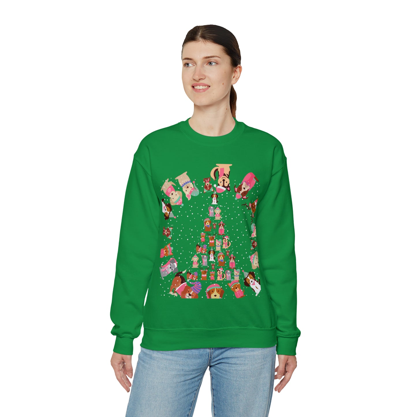 Unisex Heavy Blend™ Crewneck Christmas Ugly Sweatshirt6