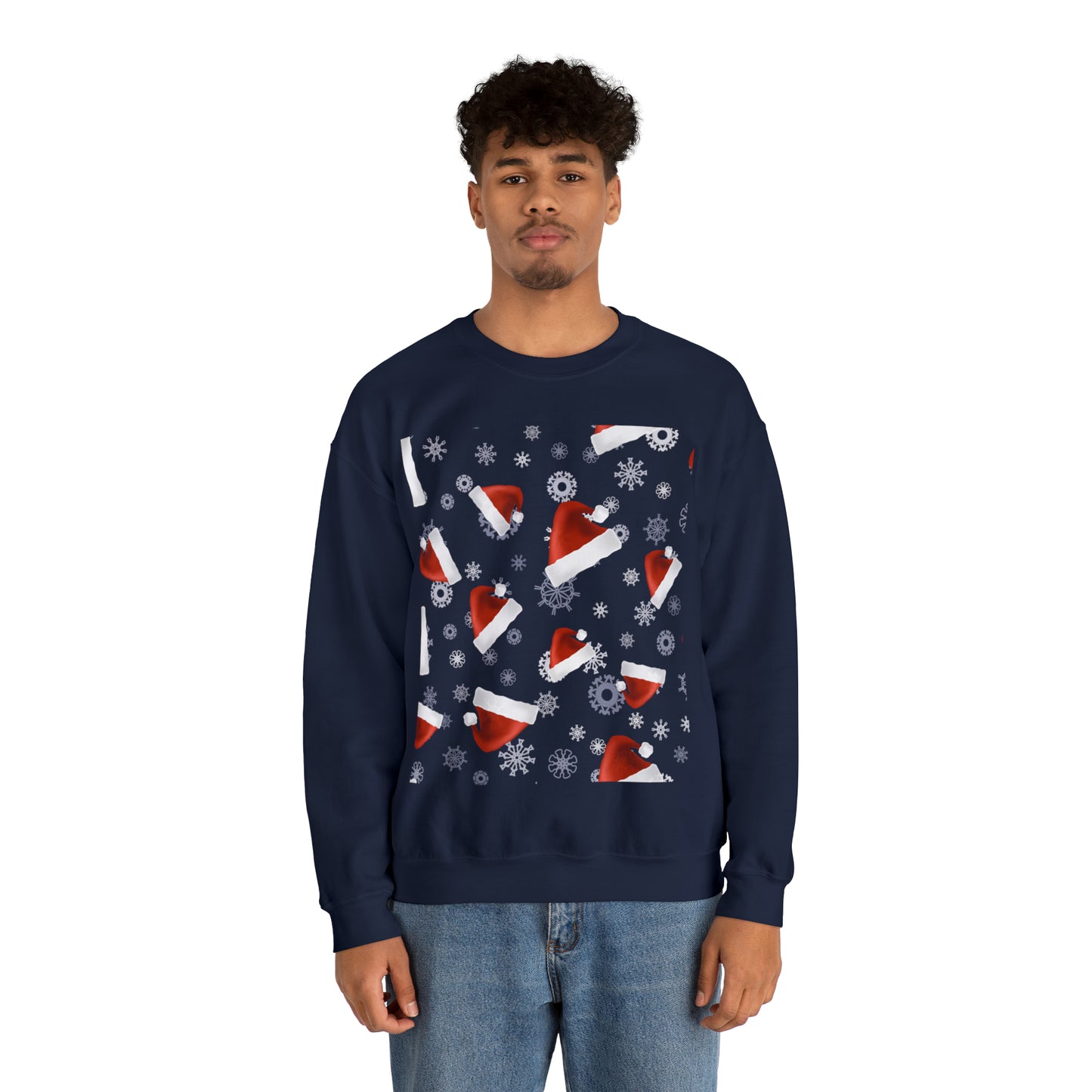 Unisex Heavy Blend™ Crewneck Christmas Ugly Sweatshirt18