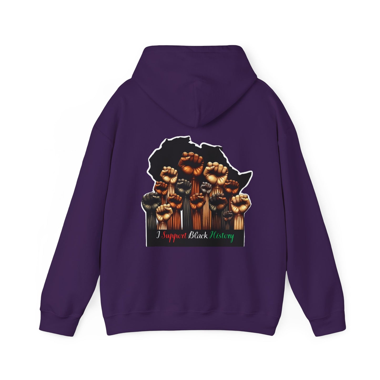 Black History Month I Support Black History Hooded Sweatshirt