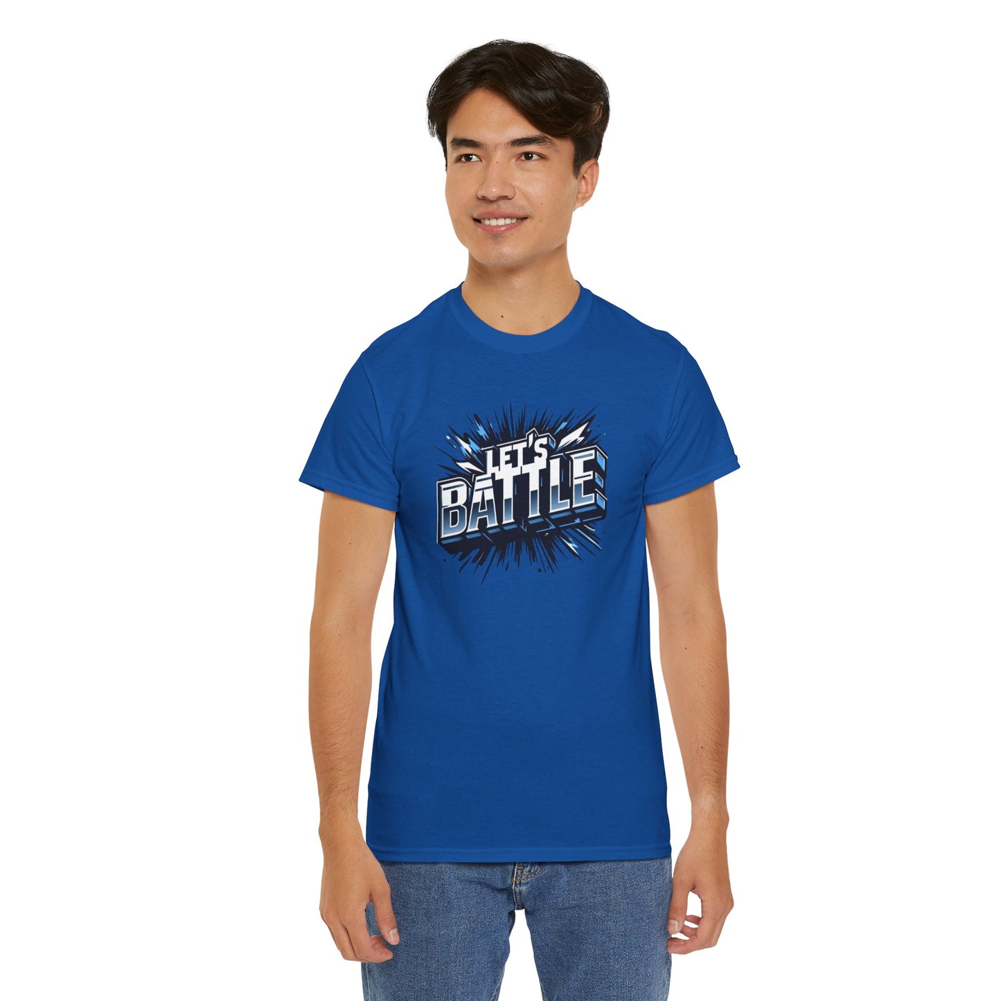 Heavy Cotton Tshirt for Male and Female Lets Battle