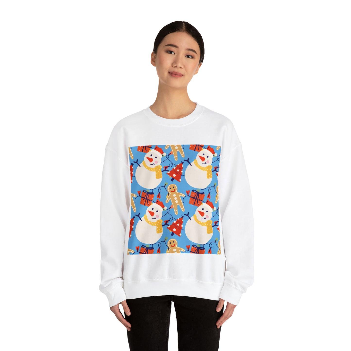 Unisex Heavy Blend™ Crewneck Christmas Ugly Sweatshirt14