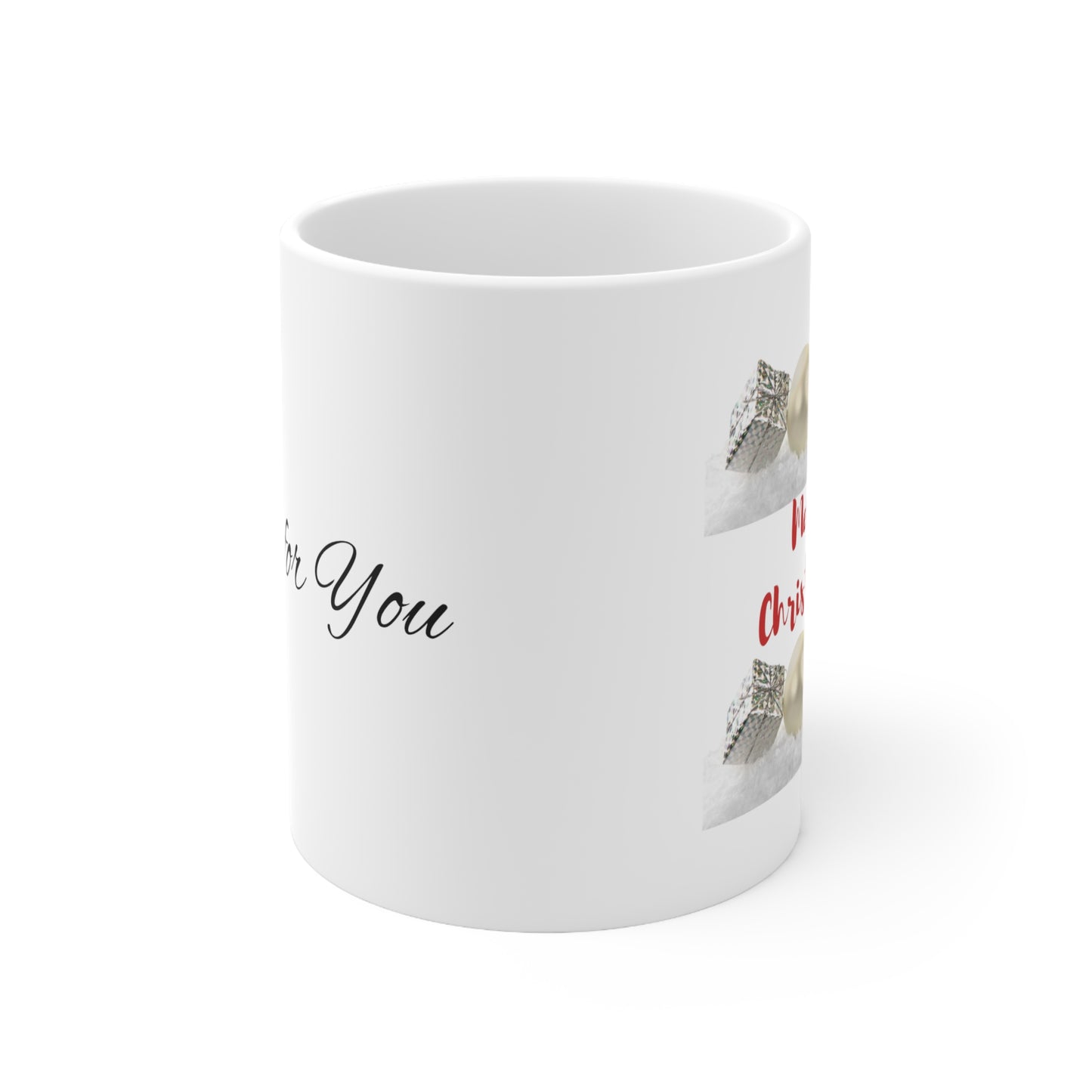 Just for You Merry Christmas Ceramic Mug 11oz