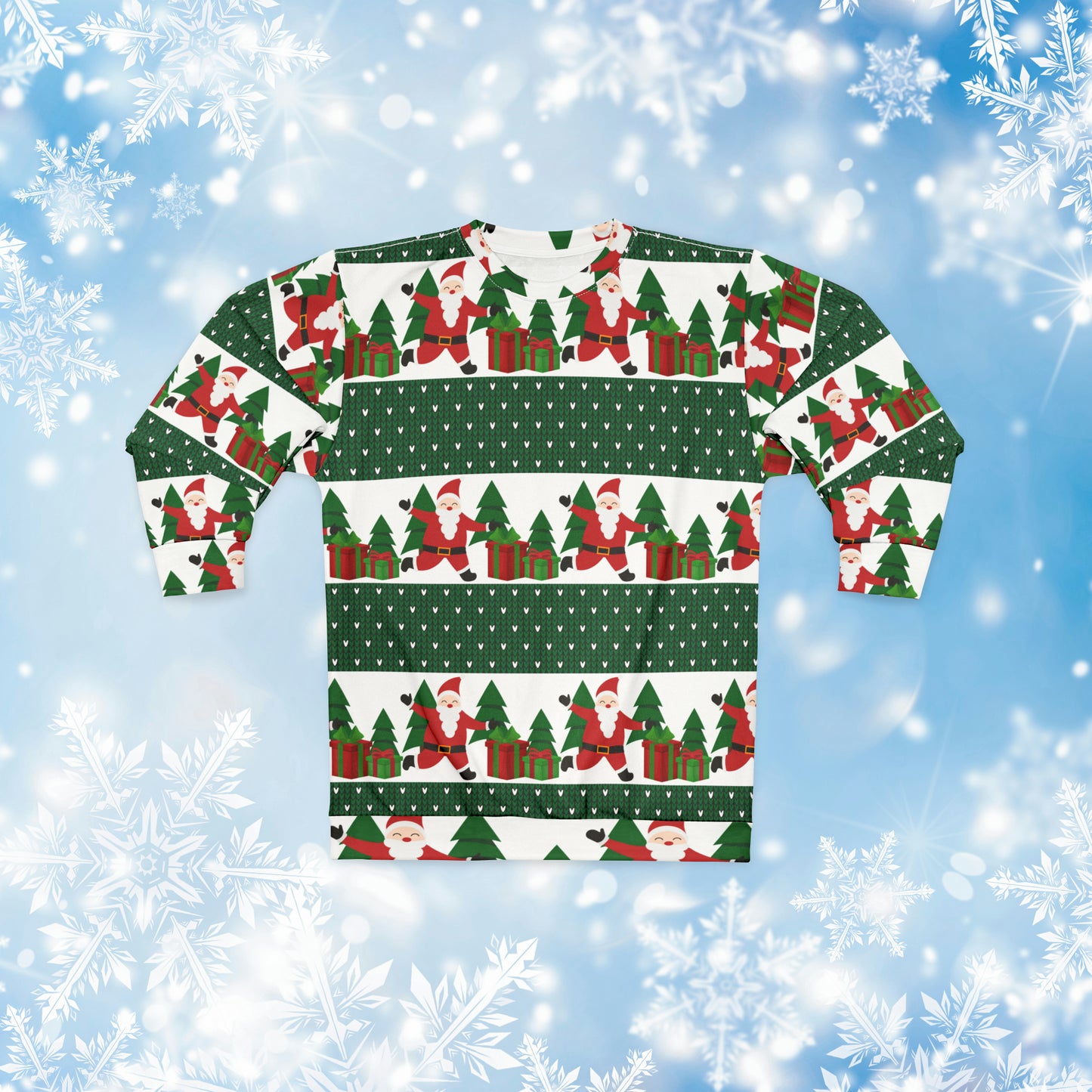 Christmas Ugly Sweater All Over Print Unisex Sweatshirt 9