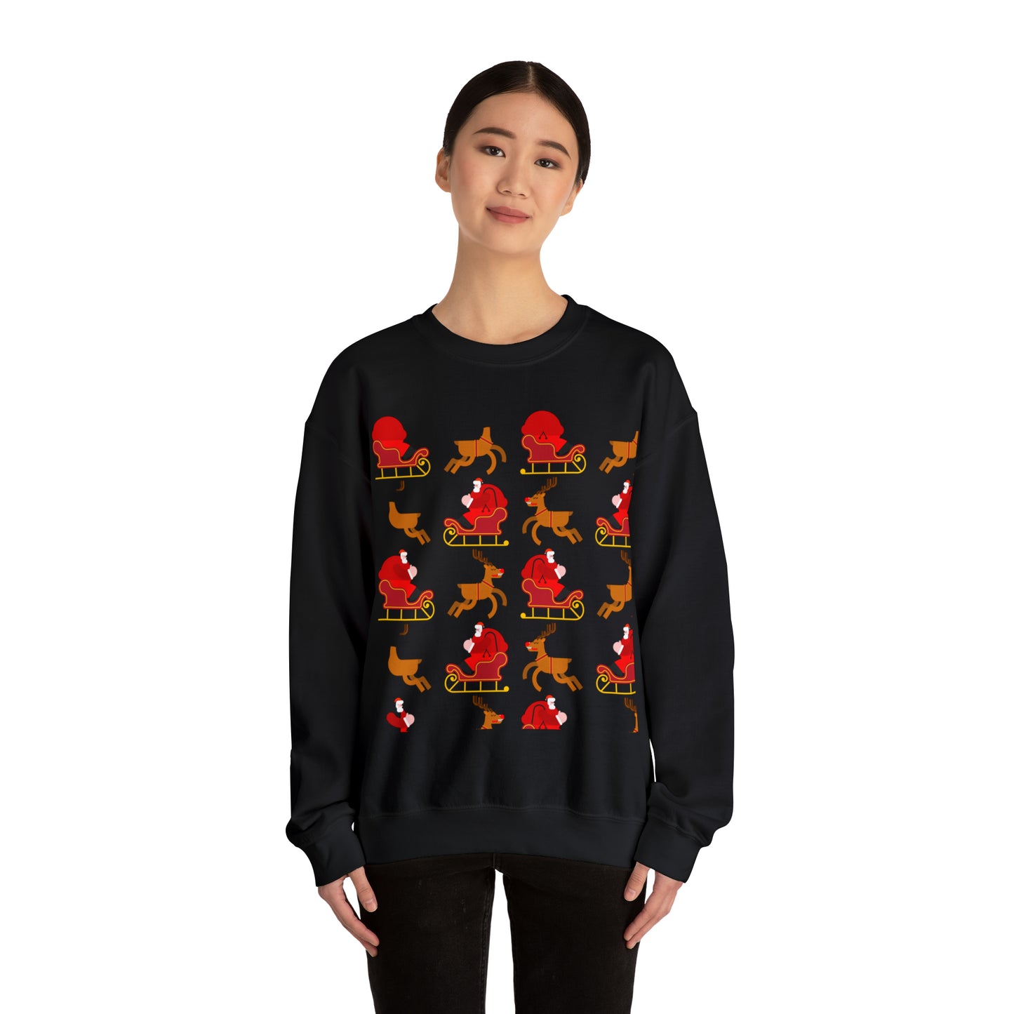 Unisex Heavy Blend™ Crewneck Christmas Ugly Sweatshirt23