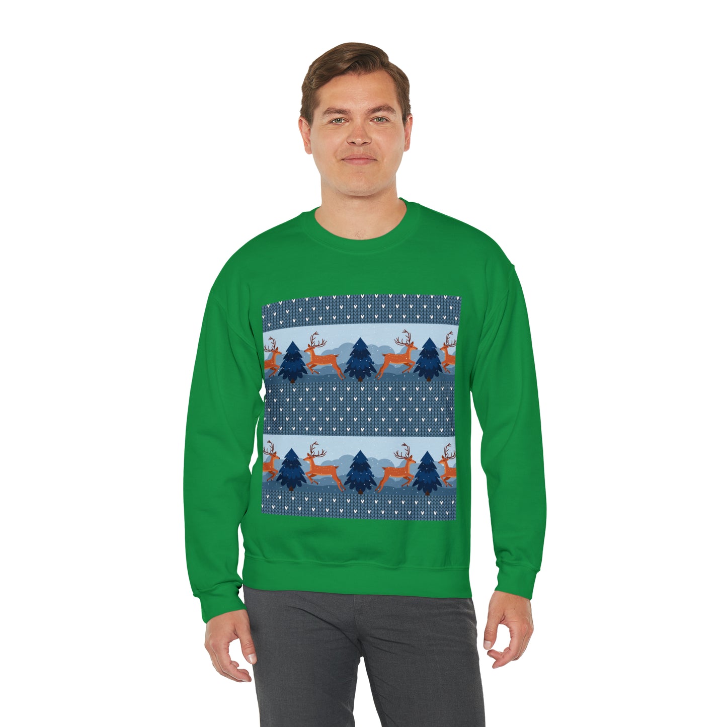 Unisex Heavy Blend™ Crewneck Christmas Ugly Sweatshirt22