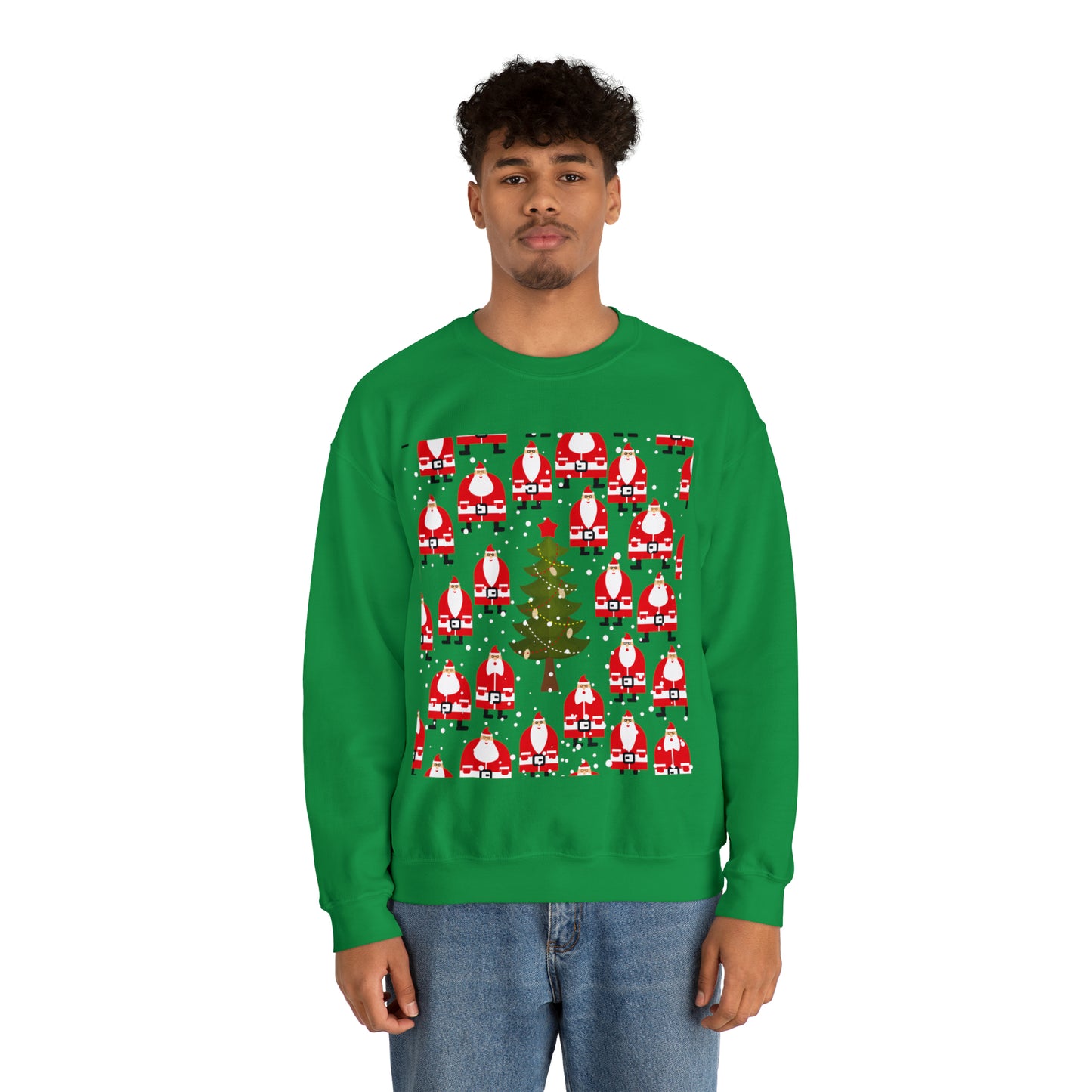 Unisex Heavy Blend™ Crewneck Christmas Ugly Sweatshirt9