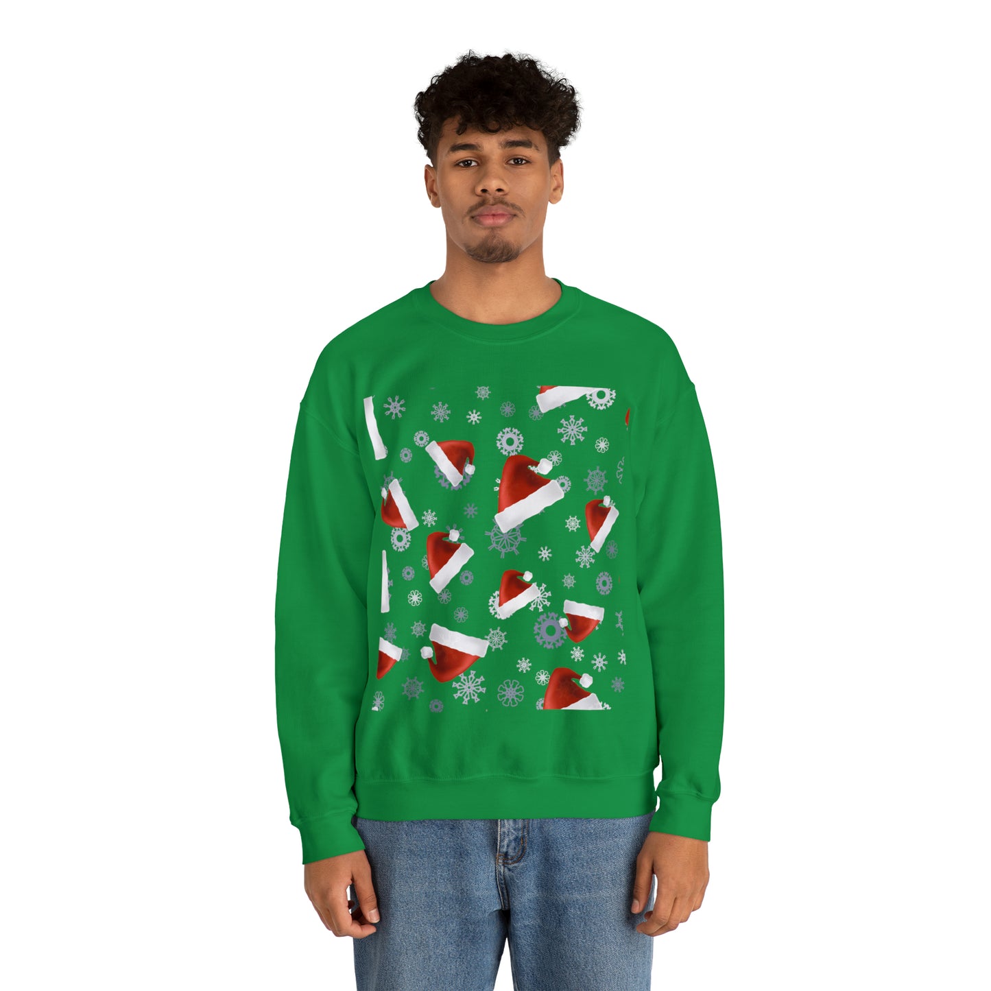 Unisex Heavy Blend™ Crewneck Christmas Ugly Sweatshirt18