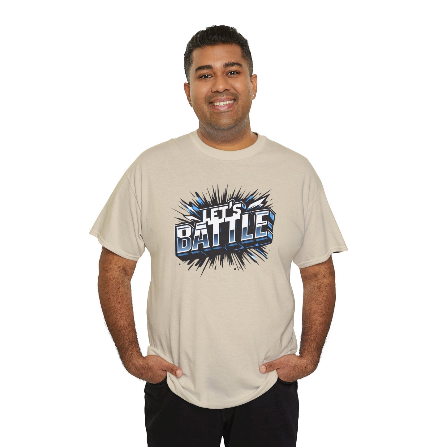 Heavy Cotton Tshirt for Male and Female Lets Battle