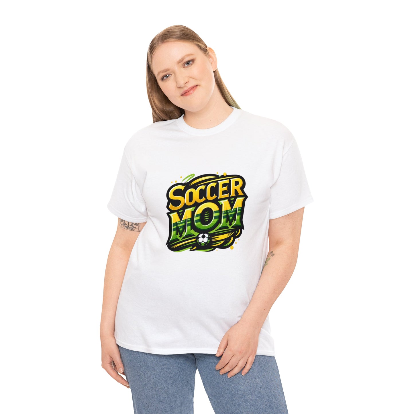 Soccer Mom Unisex Heavy Cotton Tee