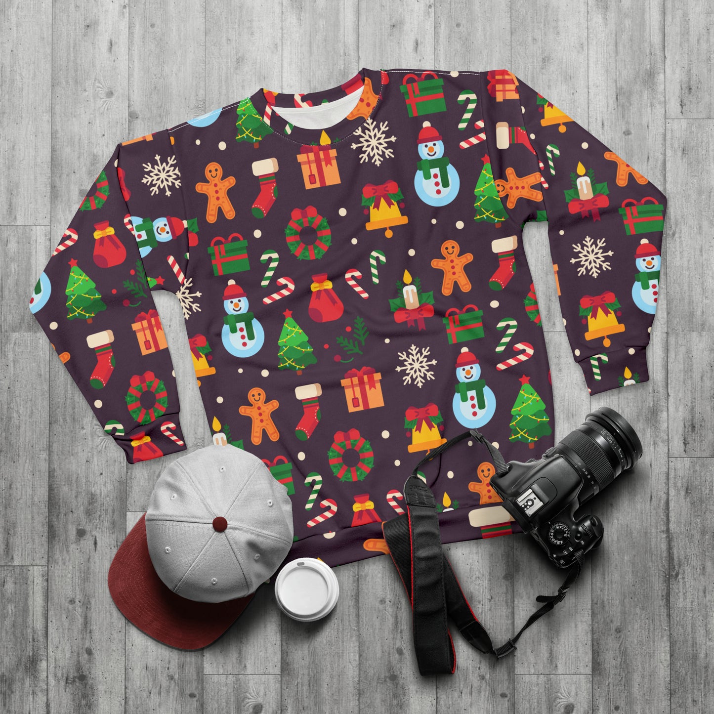 Christmas Ugly Sweater All Over Print Unisex Sweatshirt 7