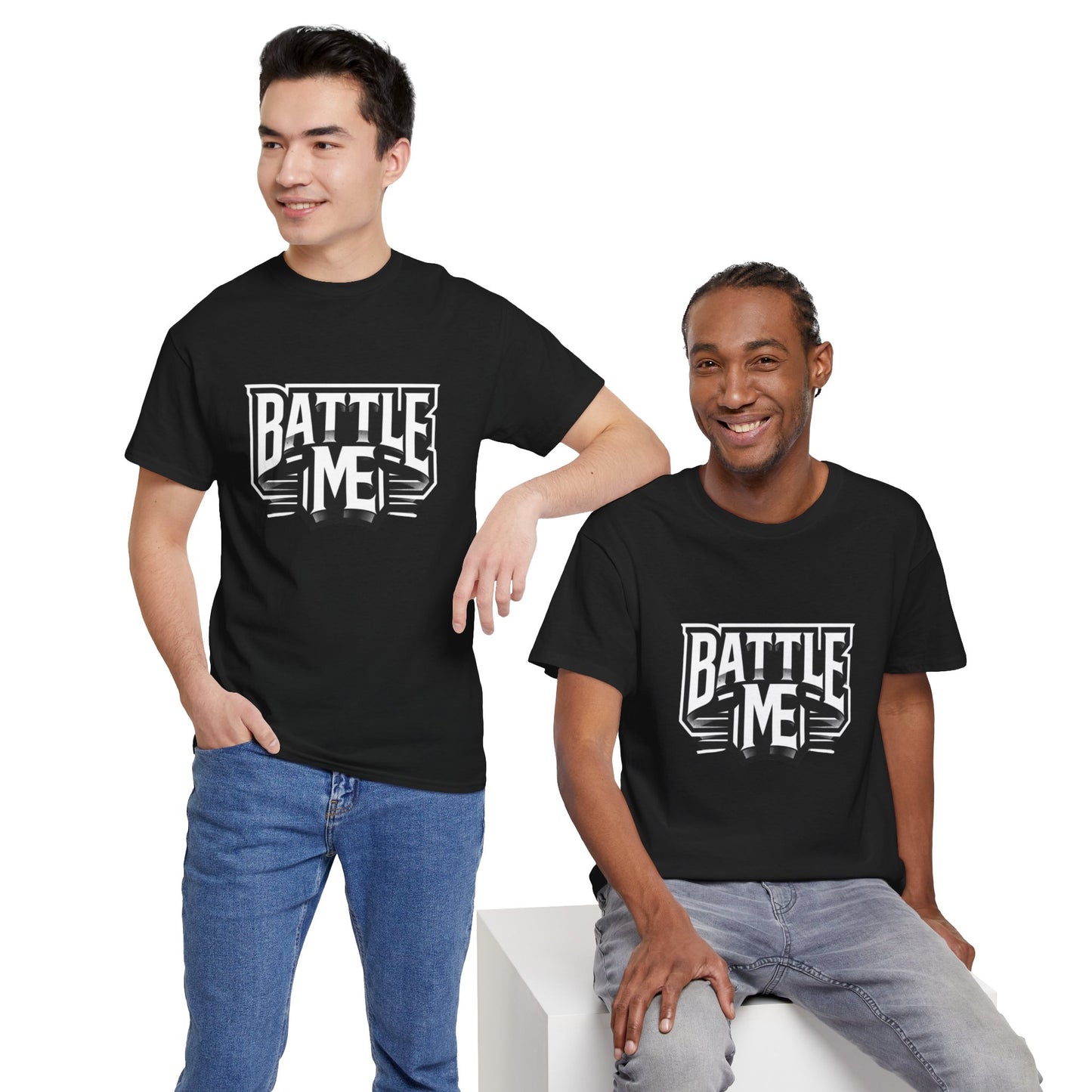 Heavy Cotton Tshirt Unisex for Battle on Live