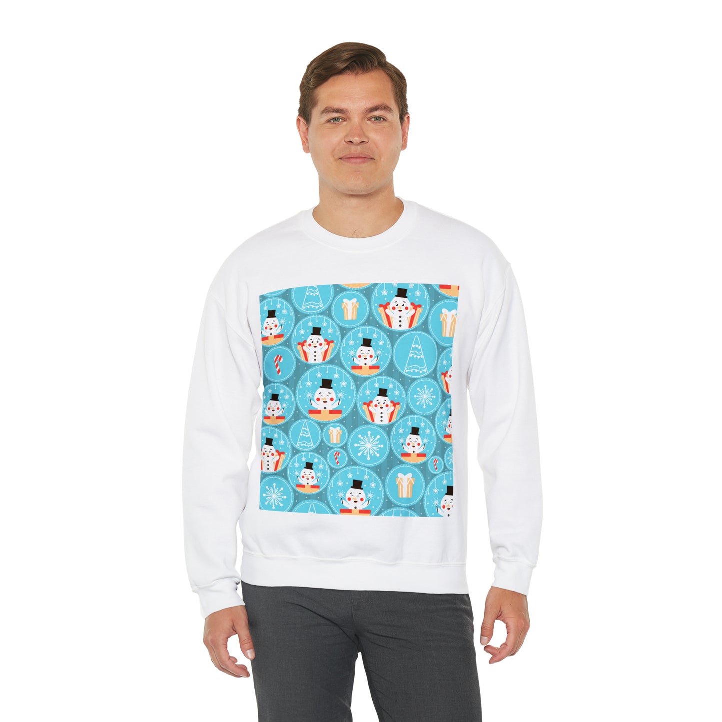 Unisex Heavy Blend™ Crewneck Christmas Ugly Sweatshirt5