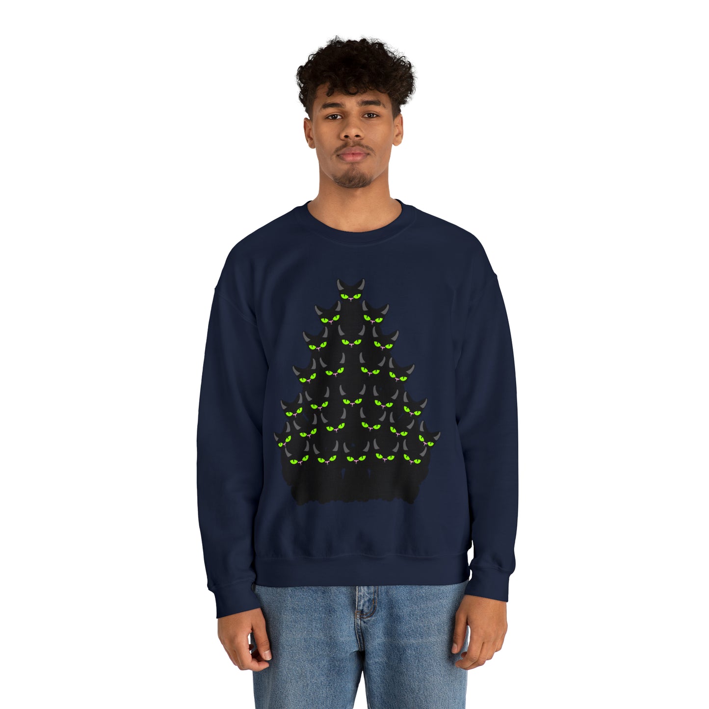 Unisex Heavy Blend™ Crewneck Christmas Ugly Sweatshirt13