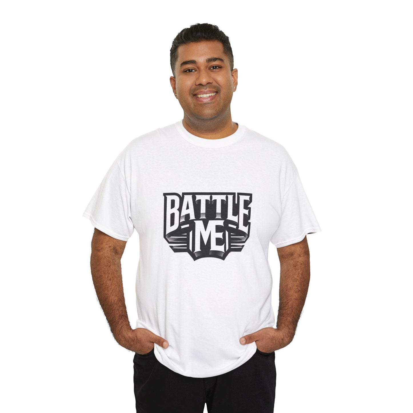 Heavy Cotton Tshirt Unisex for Battle on Live