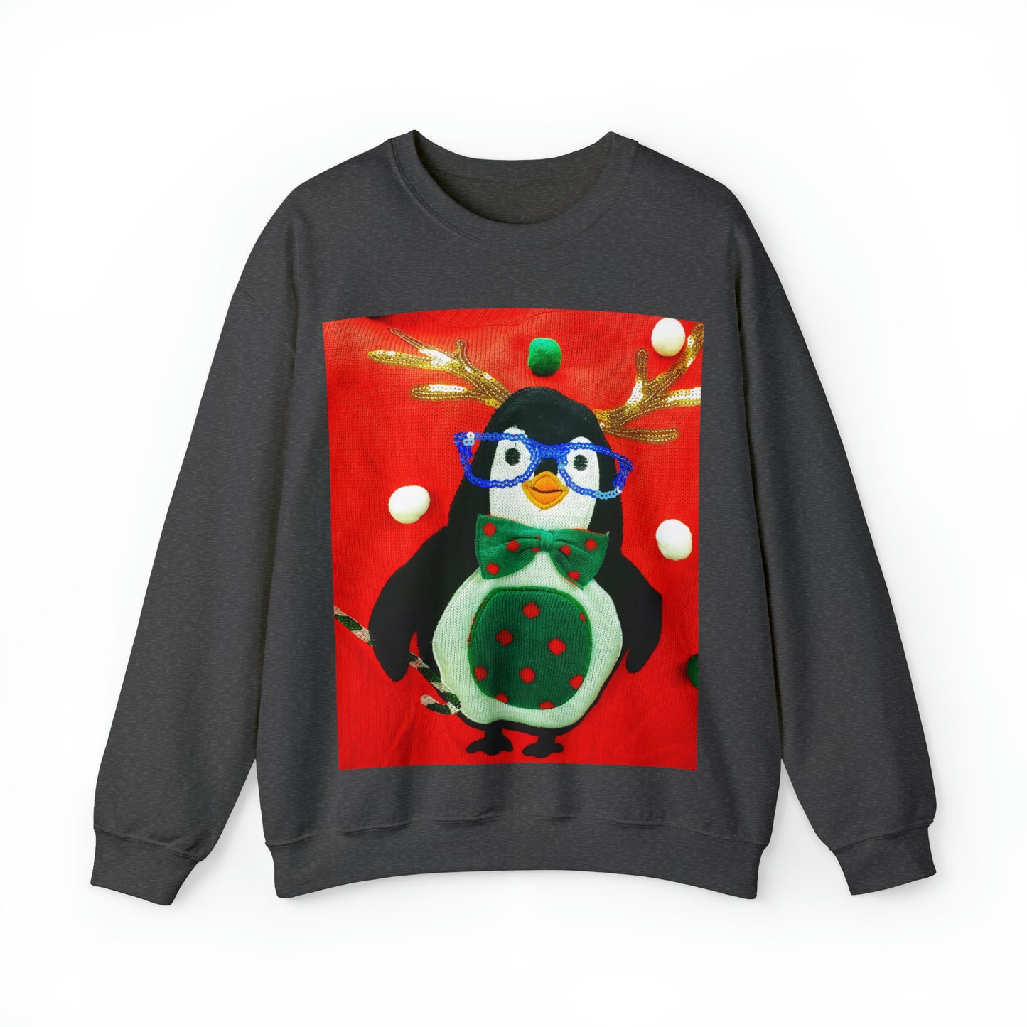 Unisex Heavy Blend™ Crewneck Christmas Ugly Sweatshirt