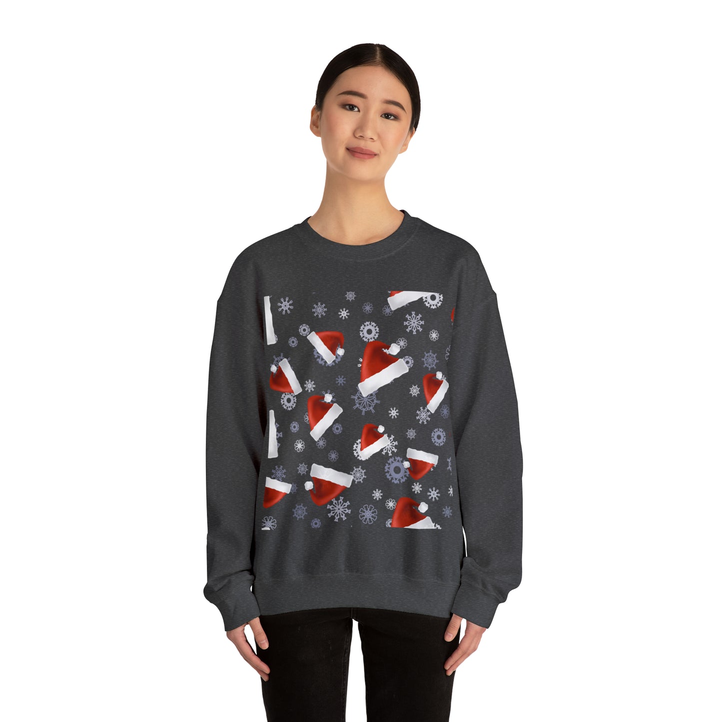 Unisex Heavy Blend™ Crewneck Christmas Ugly Sweatshirt18