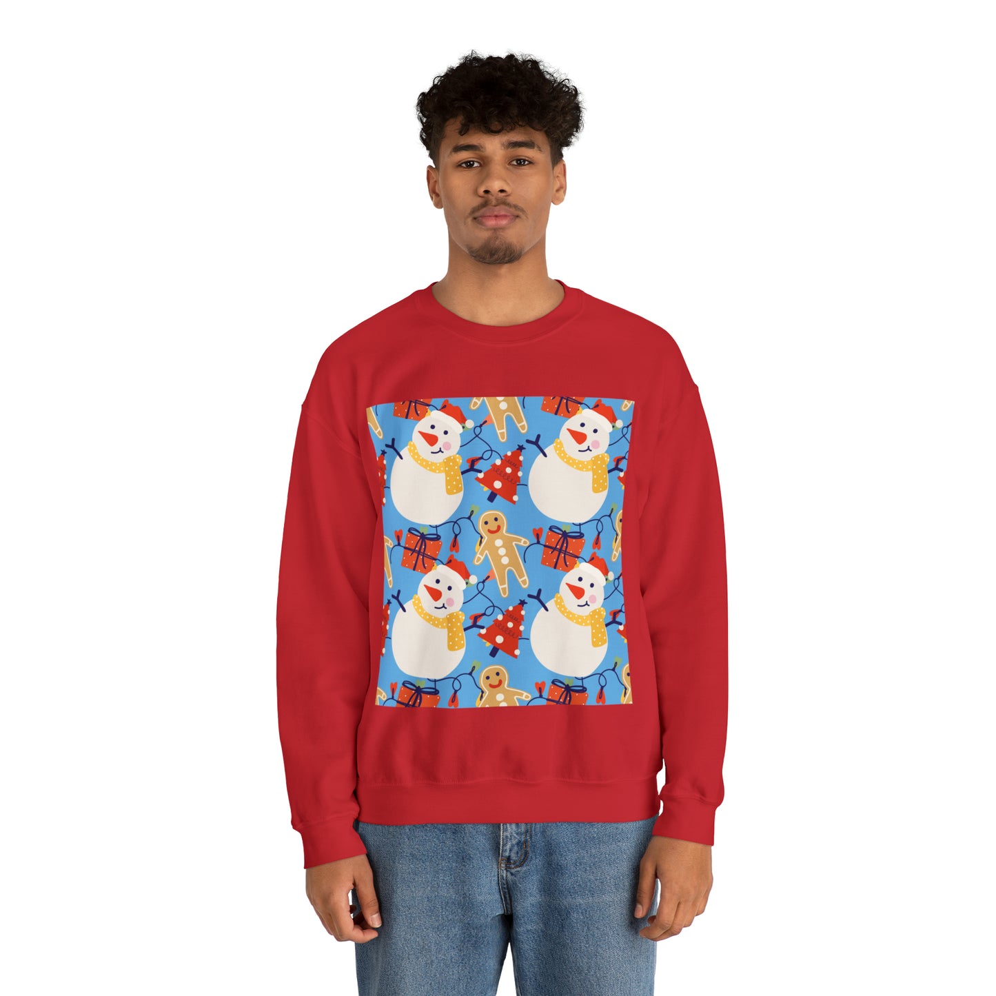 Unisex Heavy Blend™ Crewneck Christmas Ugly Sweatshirt14