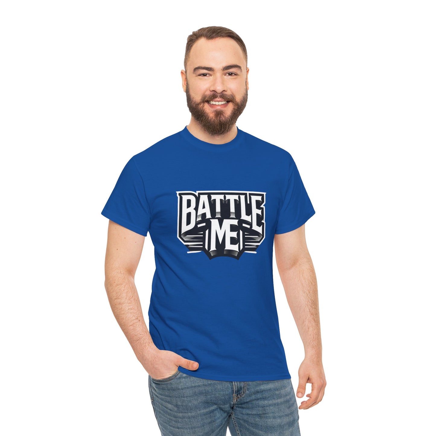 Heavy Cotton Tshirt Unisex for Battle on Live