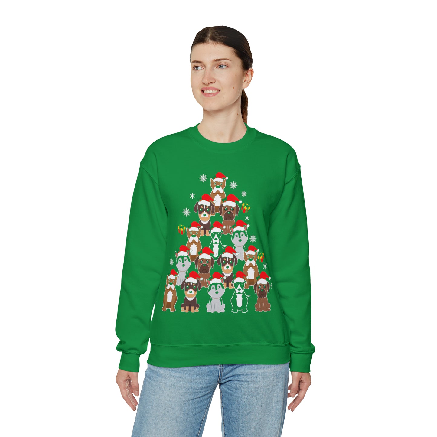 Unisex Heavy Blend™ Crewneck Christmas Ugly Sweatshirt8