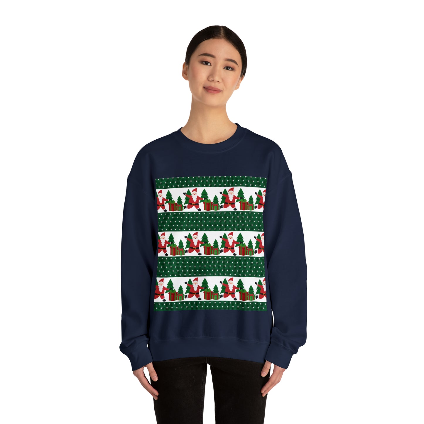 Unisex Heavy Blend™ Crewneck Christmas Ugly Sweatshirt21