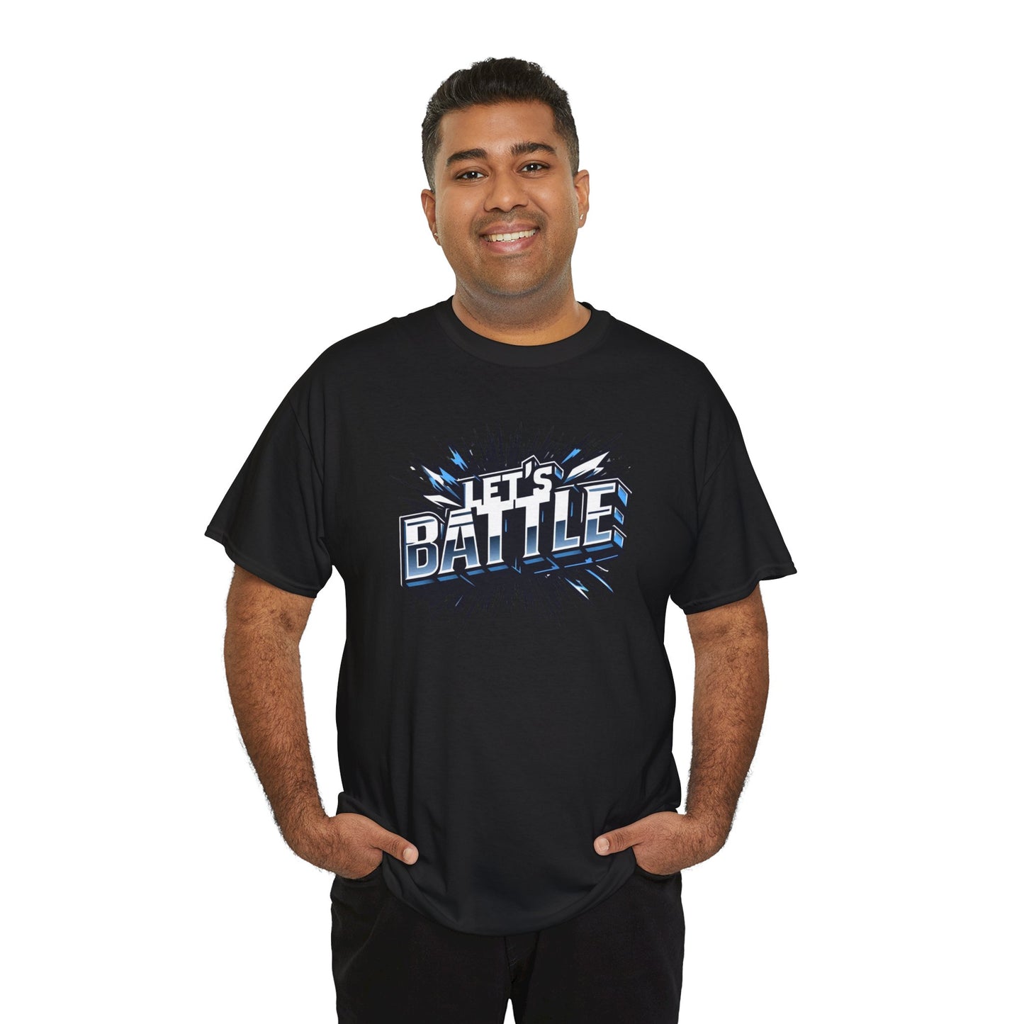 Heavy Cotton Tshirt for Male and Female Lets Battle