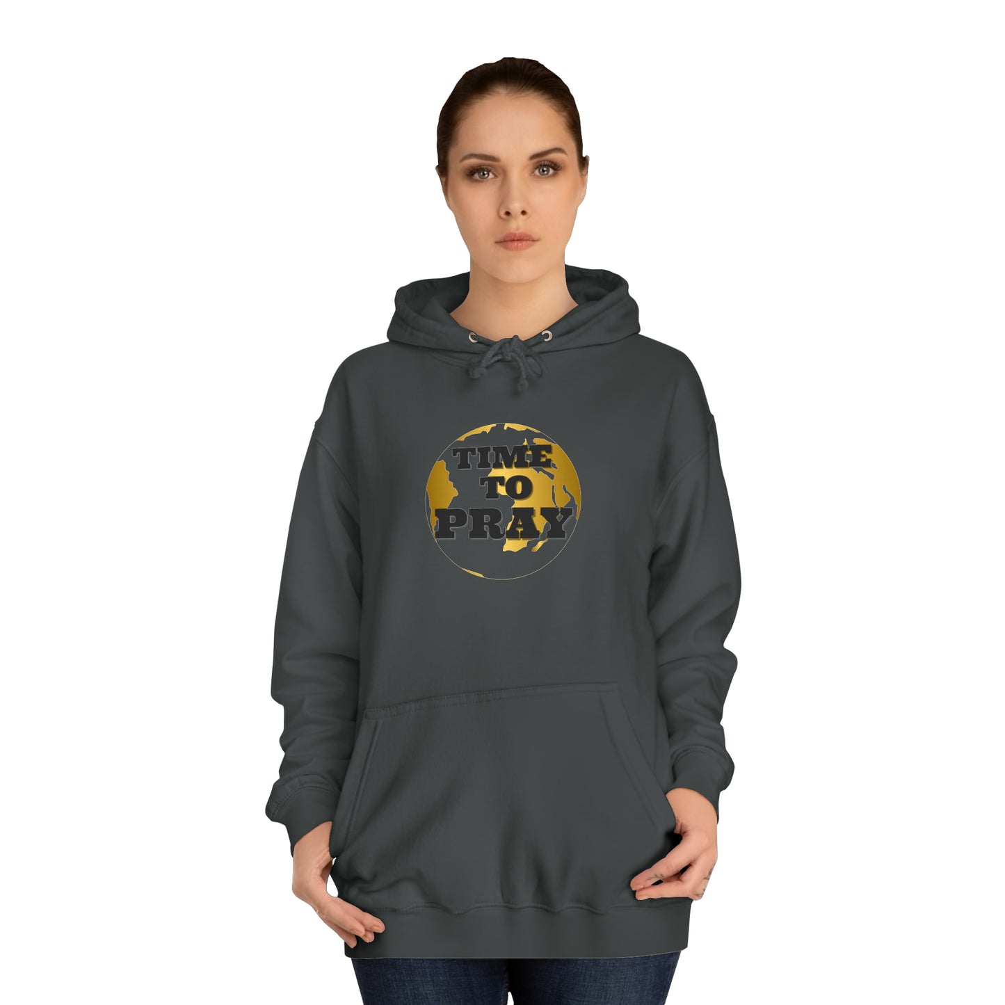 Time to Pray for Peace Unisex College Hoodie