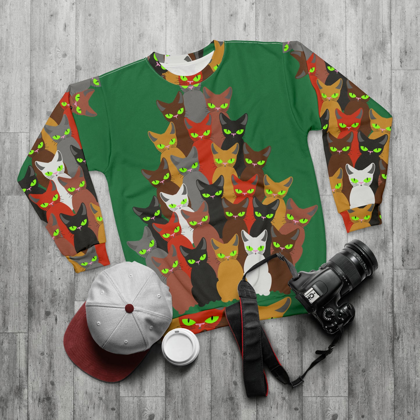 Christmas Ugly Sweater All Over Print Unisex Sweatshirt 4