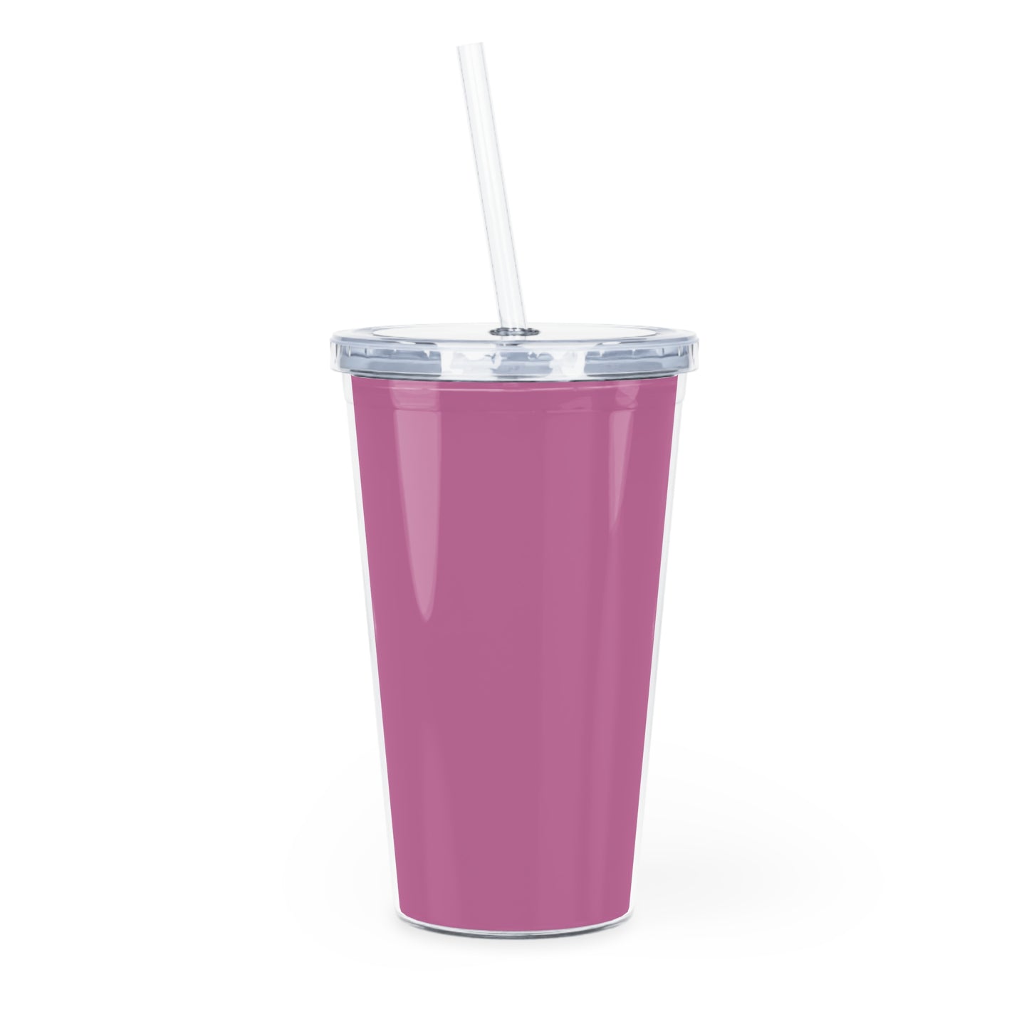 To My Daughter from Dad Plastic Tumbler with Straw Pink