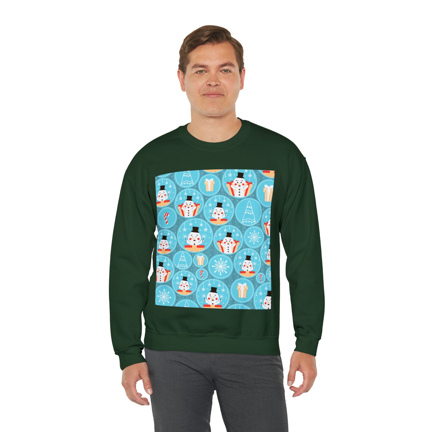 Unisex Heavy Blend™ Crewneck Christmas Ugly Sweatshirt5