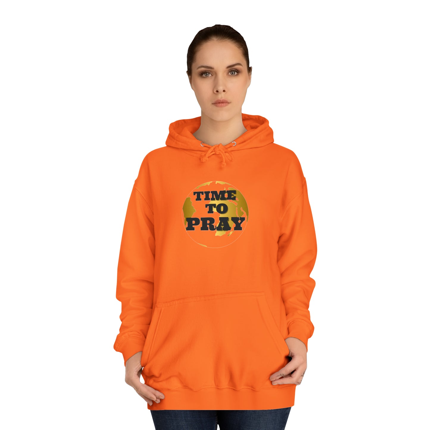 Time to Pray for Peace Unisex College Hoodie