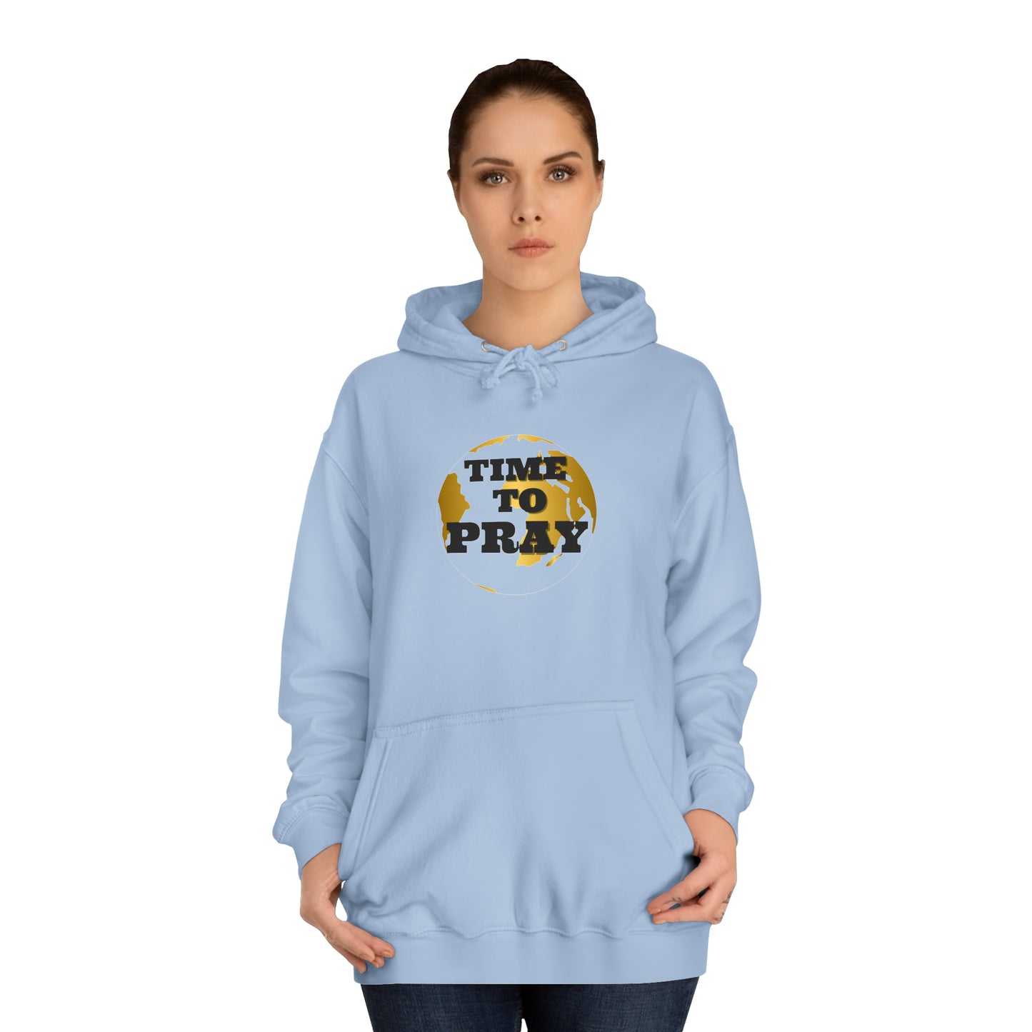 Time to Pray for Peace Unisex College Hoodie