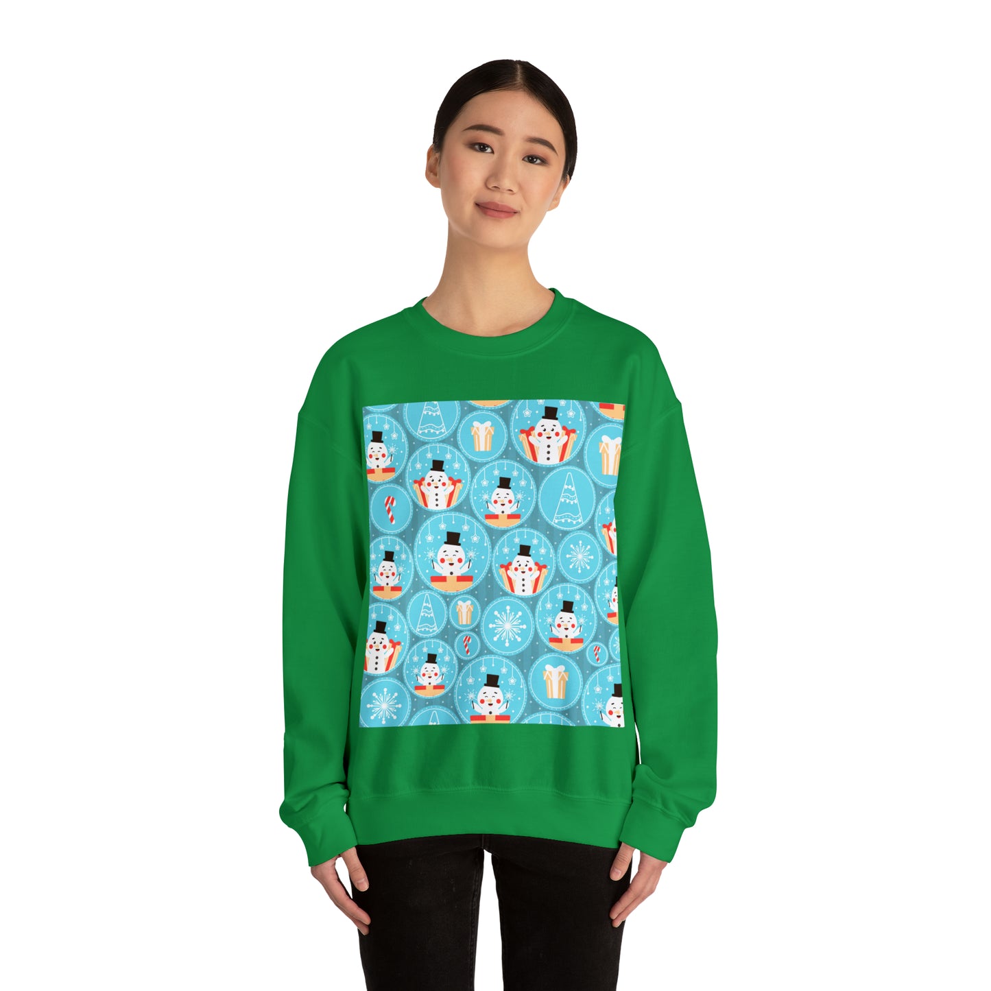 Unisex Heavy Blend™ Crewneck Christmas Ugly Sweatshirt5