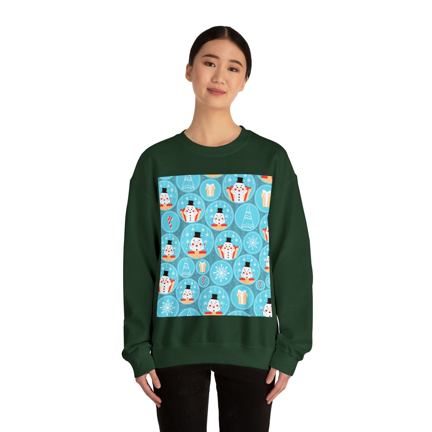 Unisex Heavy Blend™ Crewneck Christmas Ugly Sweatshirt5