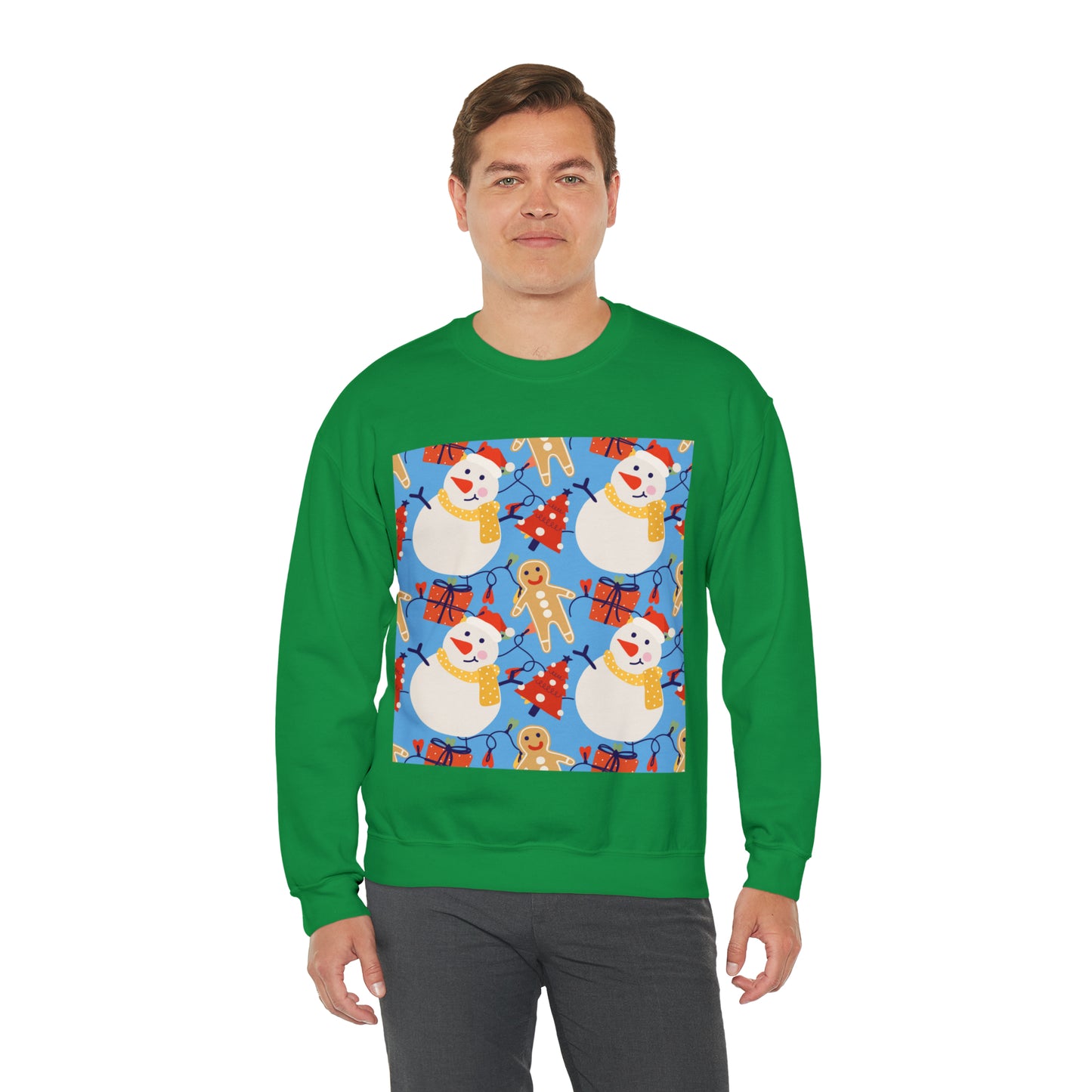 Unisex Heavy Blend™ Crewneck Christmas Ugly Sweatshirt14