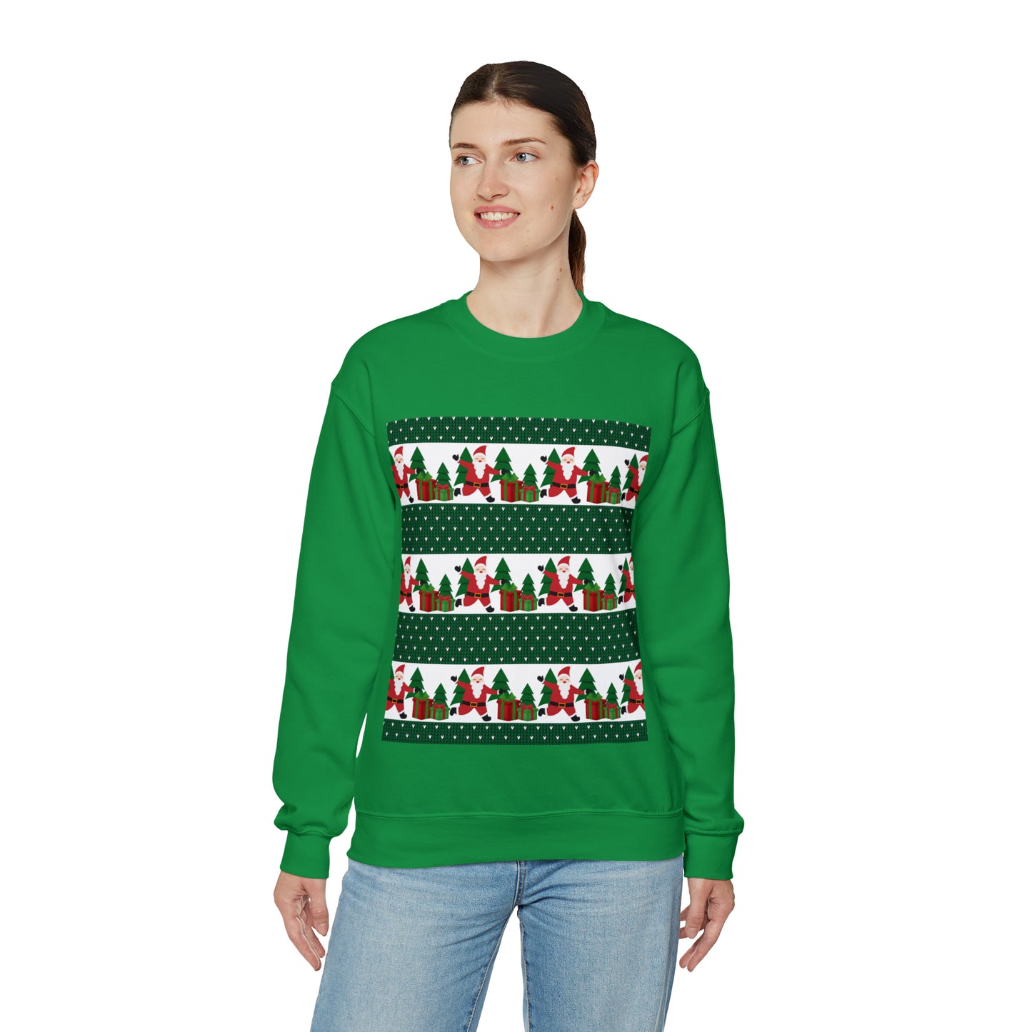 Unisex Heavy Blend™ Crewneck Christmas Ugly Sweatshirt21