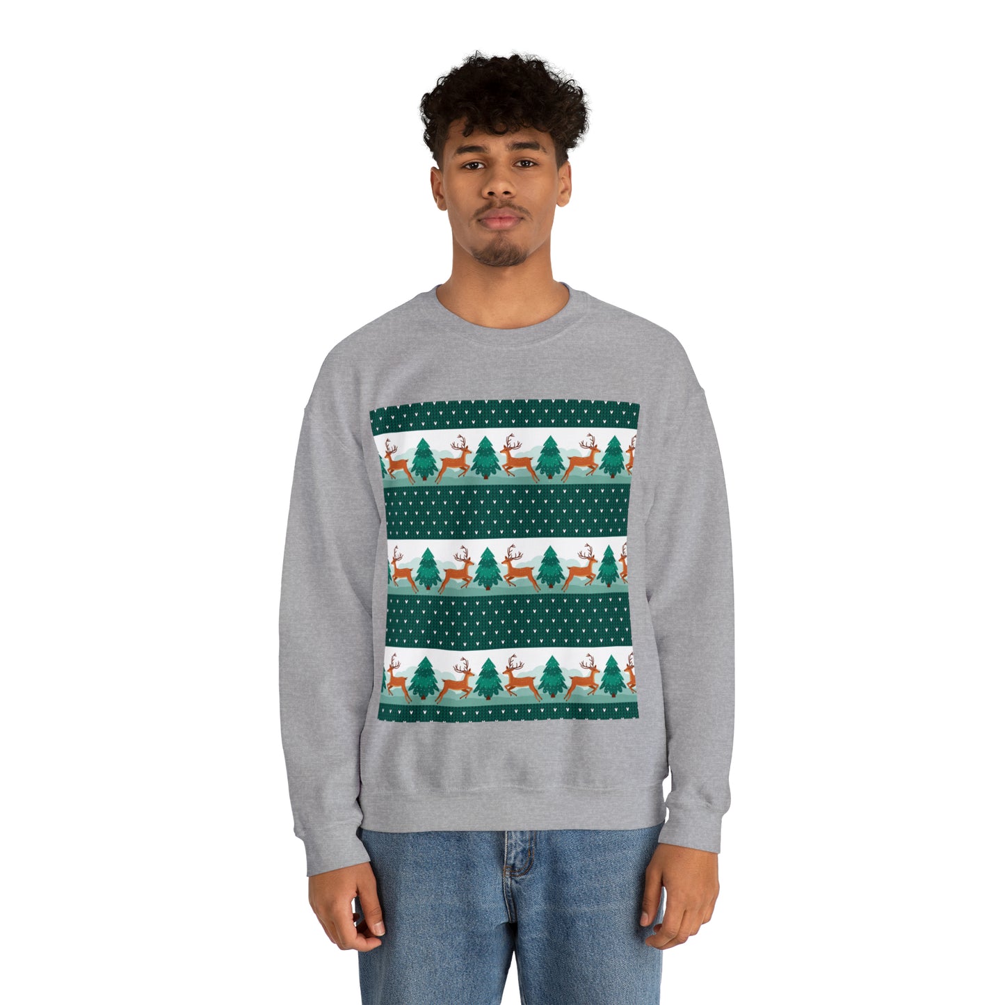 Unisex Heavy Blend™ Crewneck Christmas Ugly Sweatshirt3