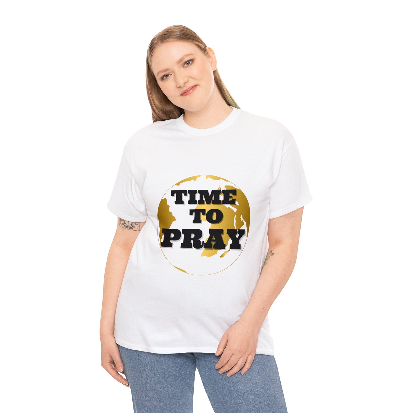 Unisex Heavy Cotton Tee Time to Pray Tee