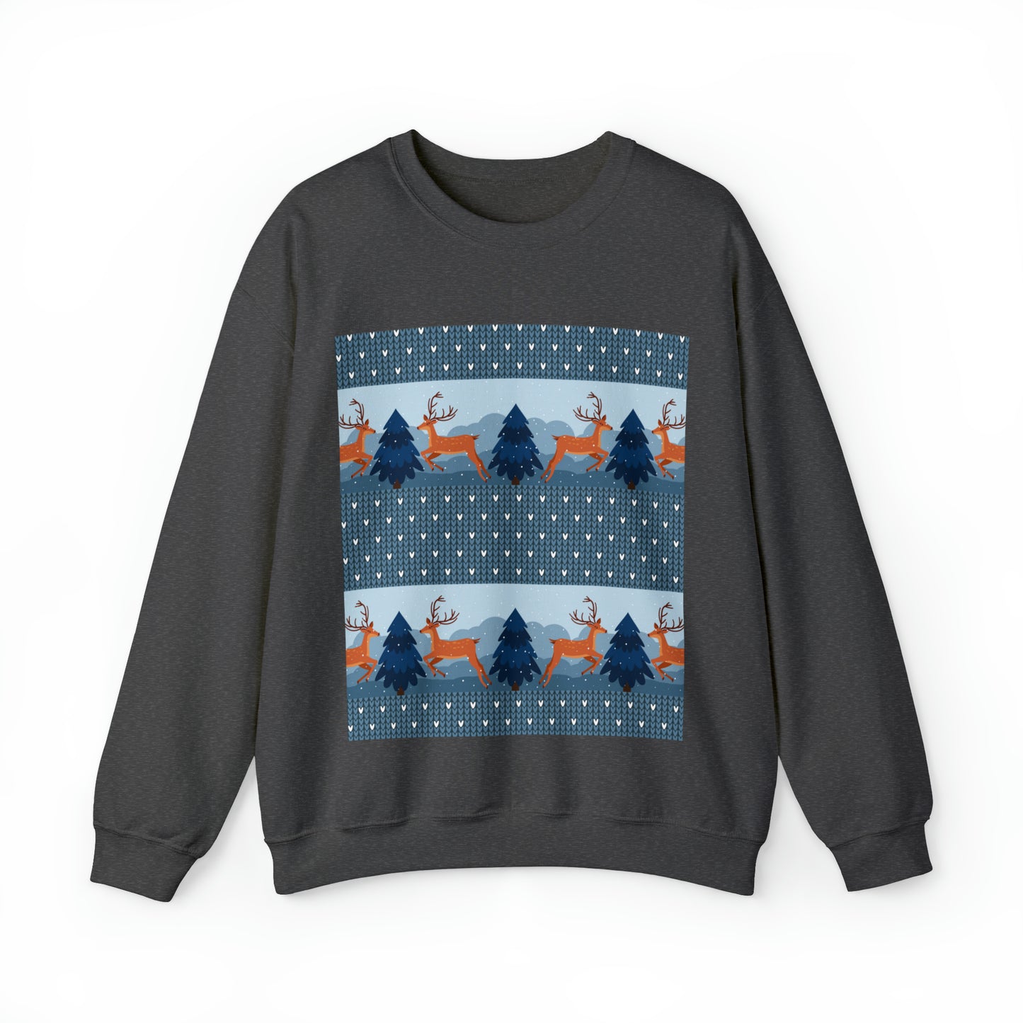 Unisex Heavy Blend™ Crewneck Christmas Ugly Sweatshirt22