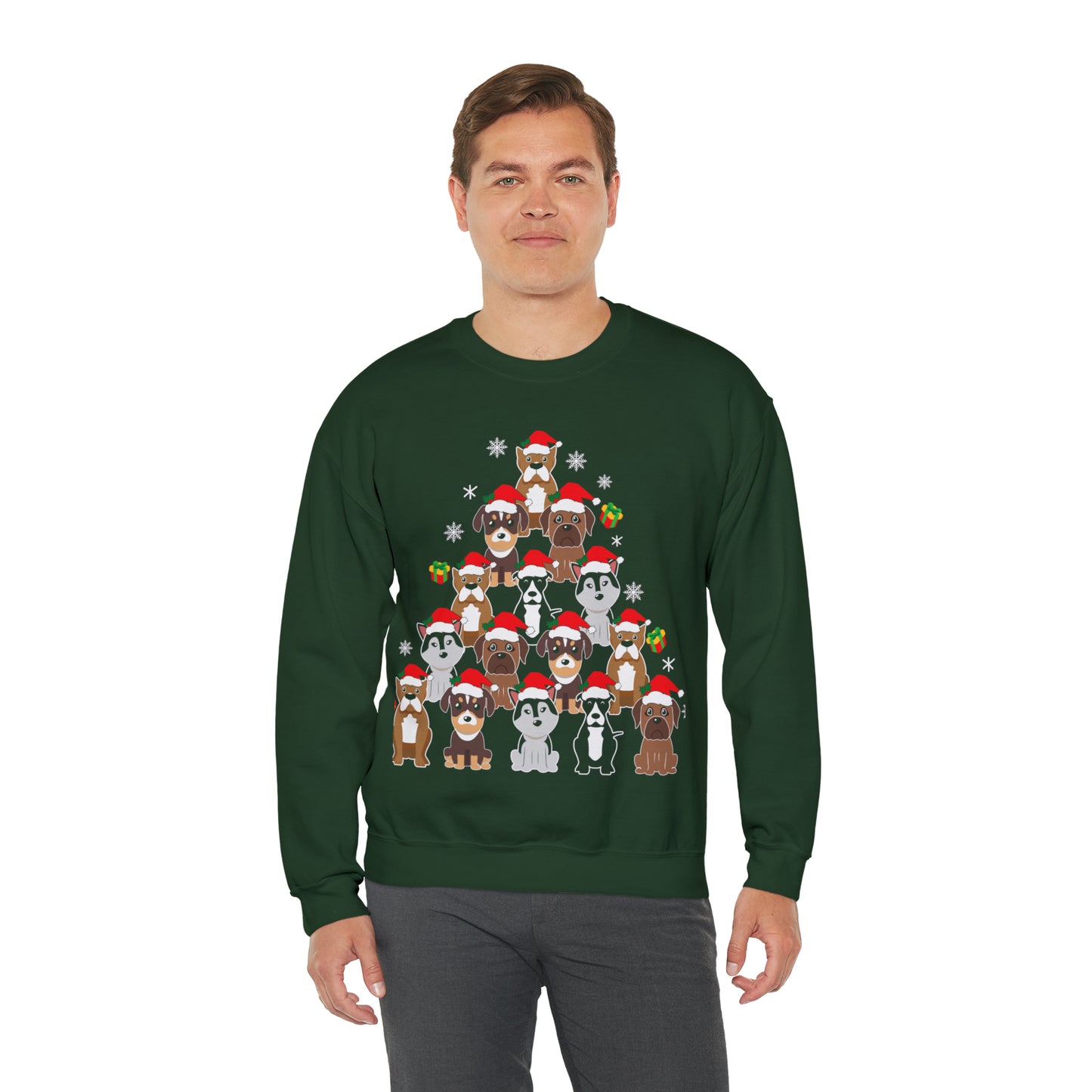 Unisex Heavy Blend™ Crewneck Christmas Ugly Sweatshirt8