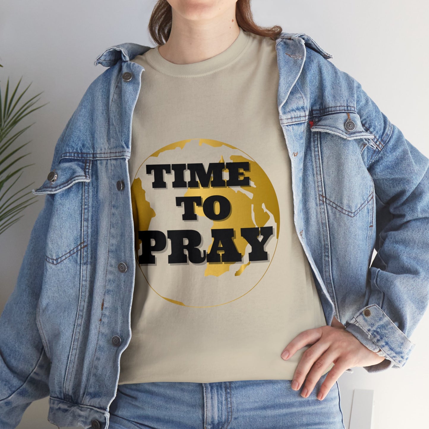 Unisex Heavy Cotton Tee Time to Pray Tee