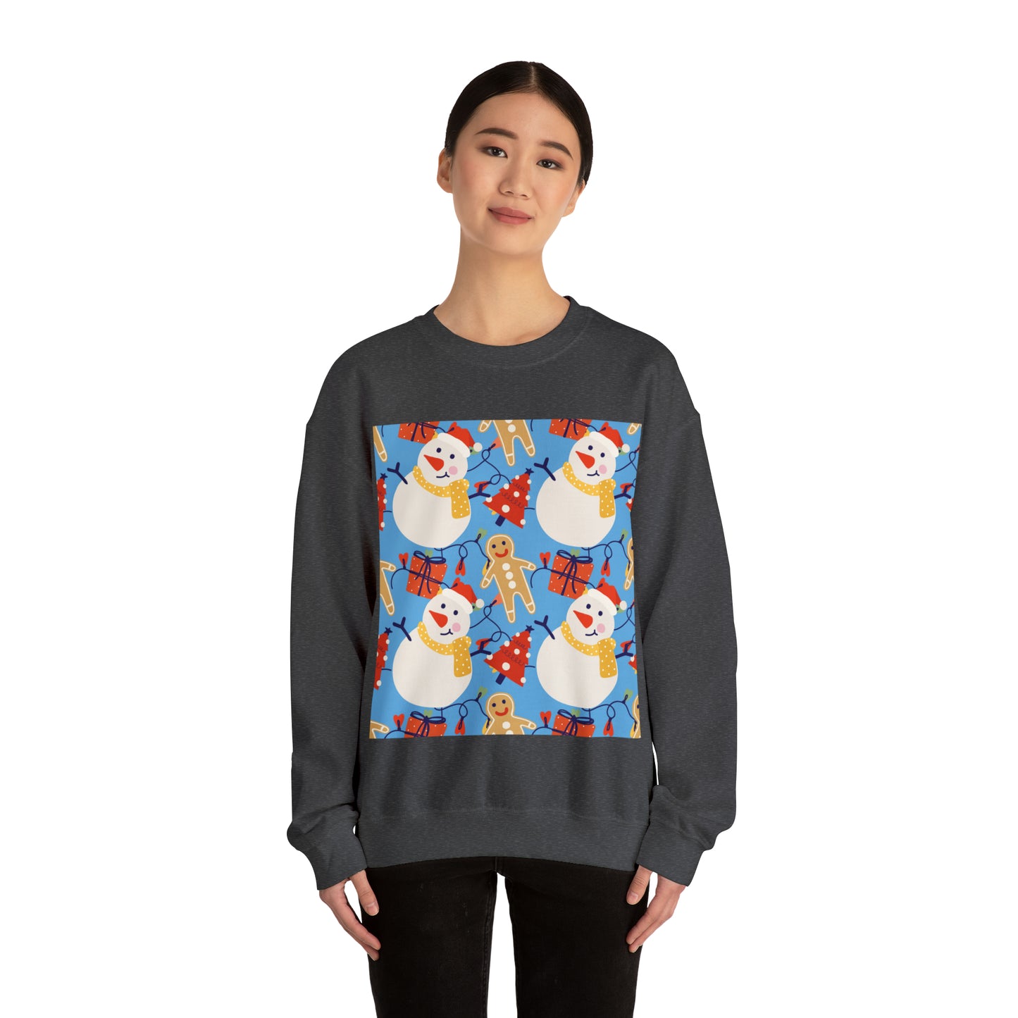 Unisex Heavy Blend™ Crewneck Christmas Ugly Sweatshirt14