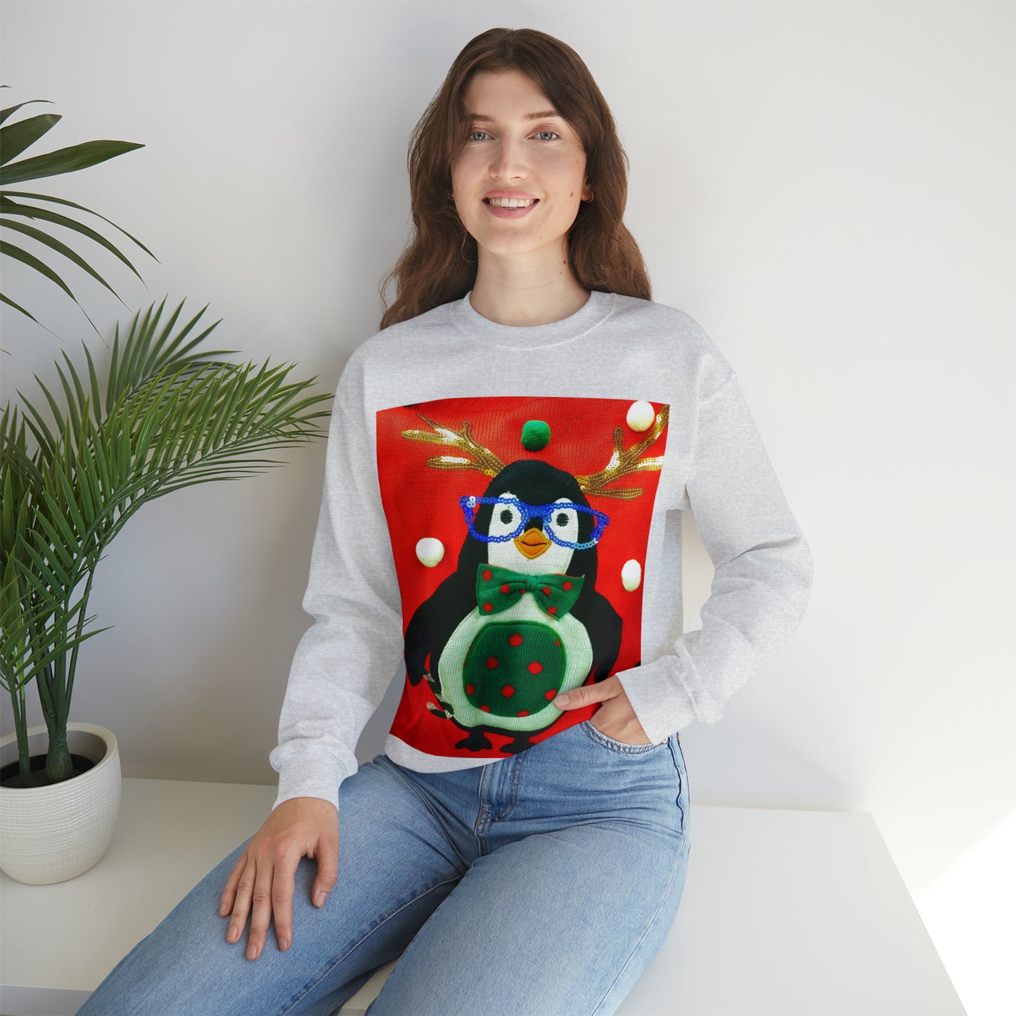 Unisex Heavy Blend™ Crewneck Christmas Ugly Sweatshirt