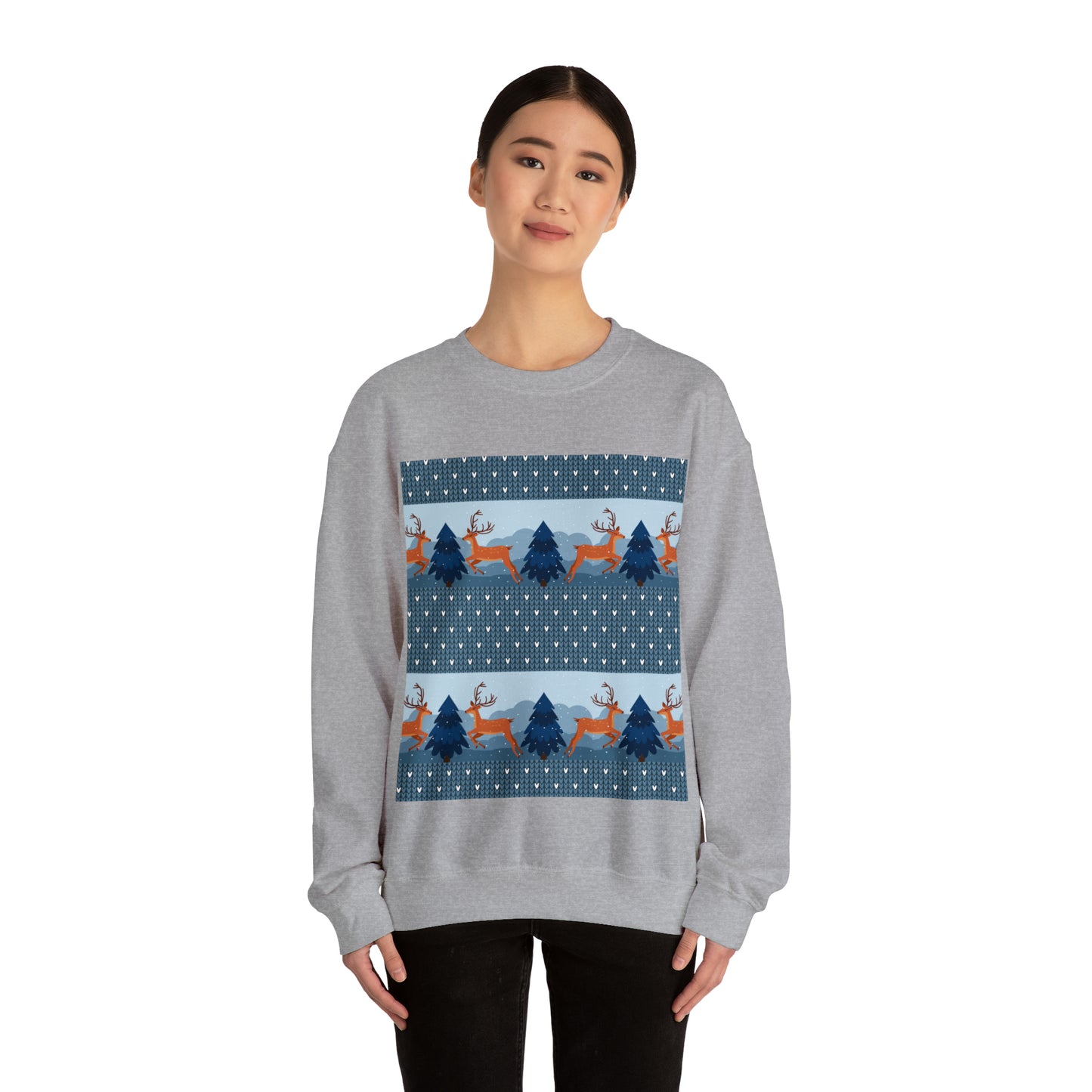 Unisex Heavy Blend™ Crewneck Christmas Ugly Sweatshirt22