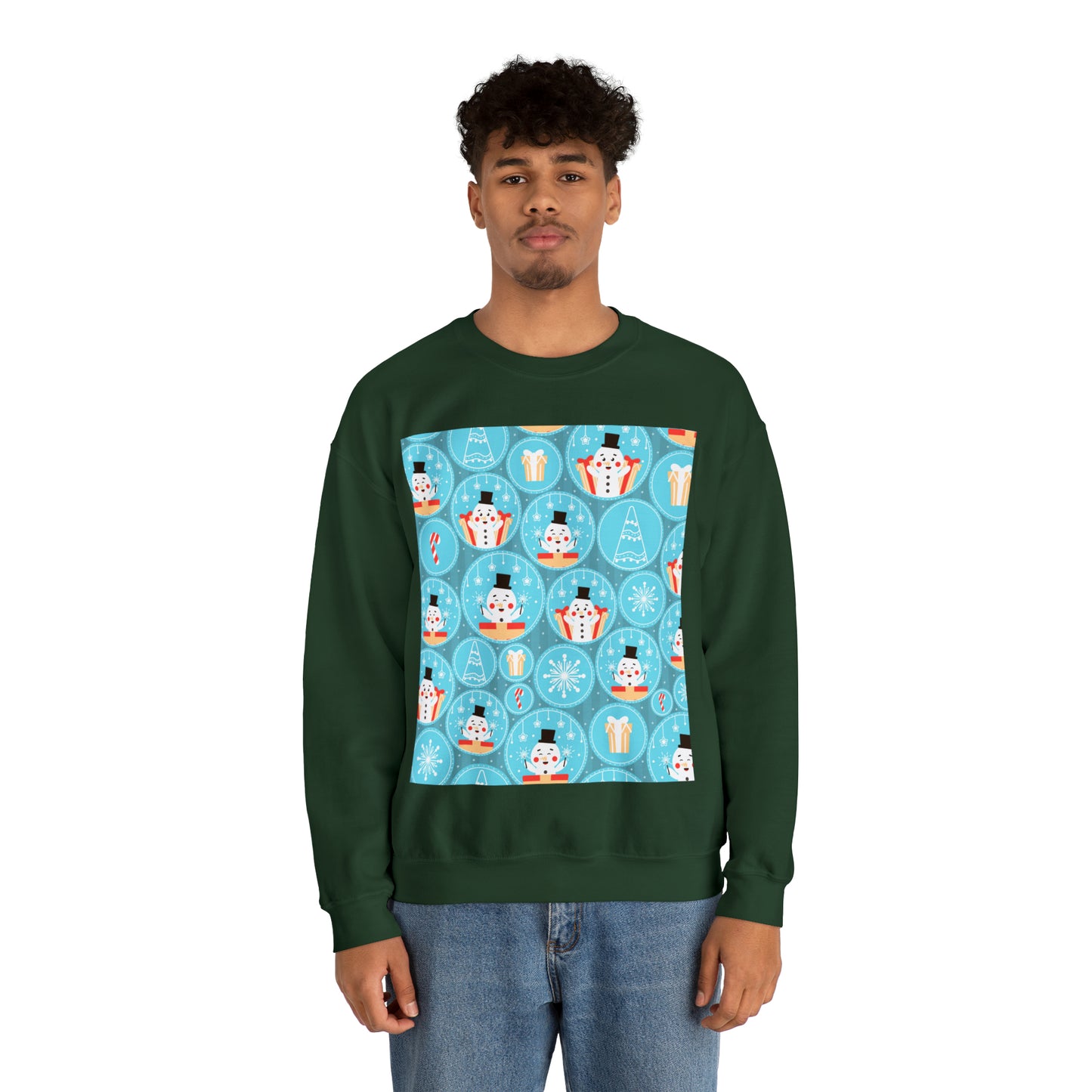 Unisex Heavy Blend™ Crewneck Christmas Ugly Sweatshirt5