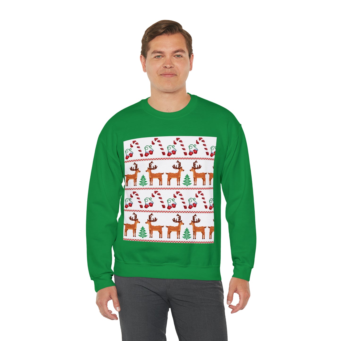 Unisex Heavy Blend™ Crewneck Christmas Ugly Sweatshirt24