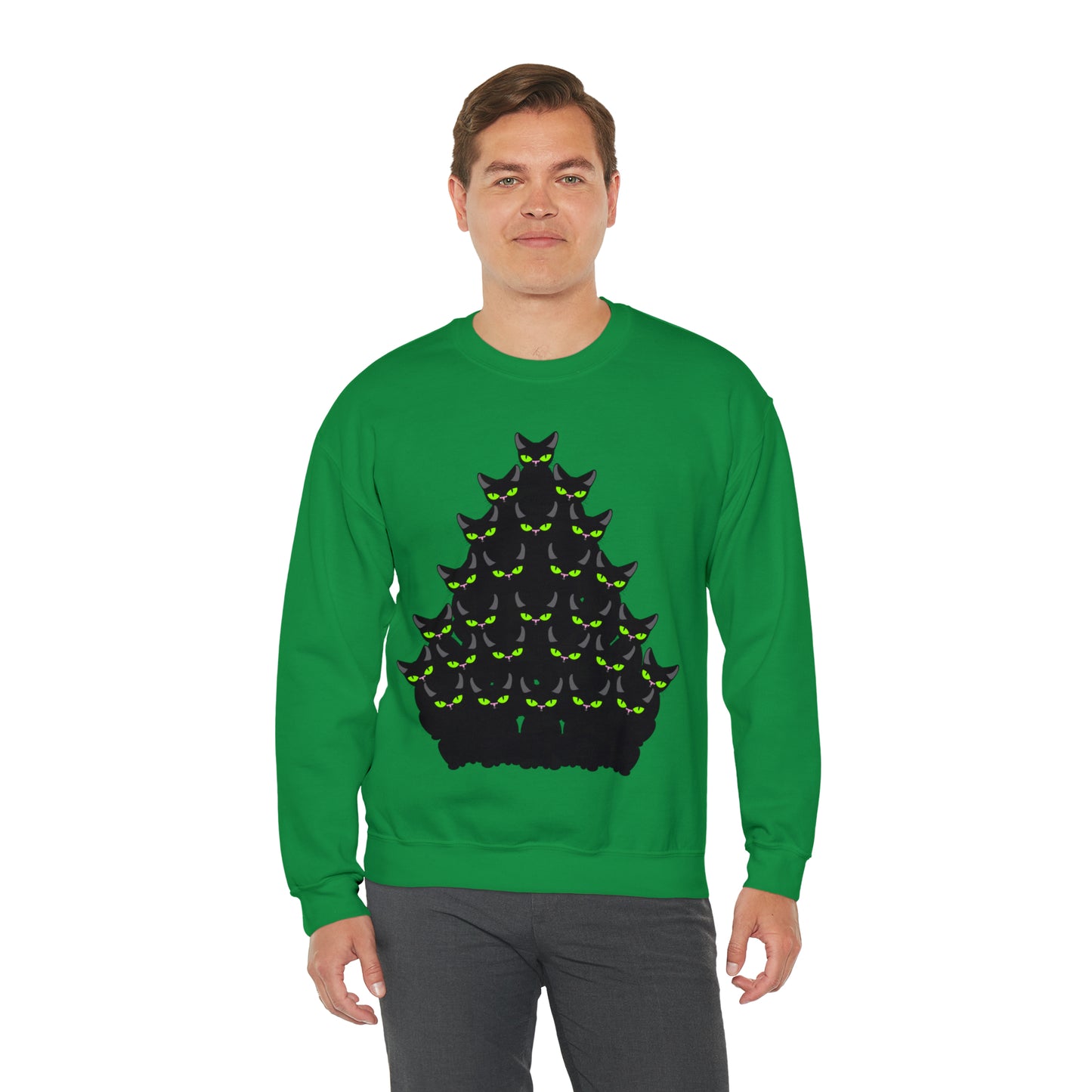 Unisex Heavy Blend™ Crewneck Christmas Ugly Sweatshirt13