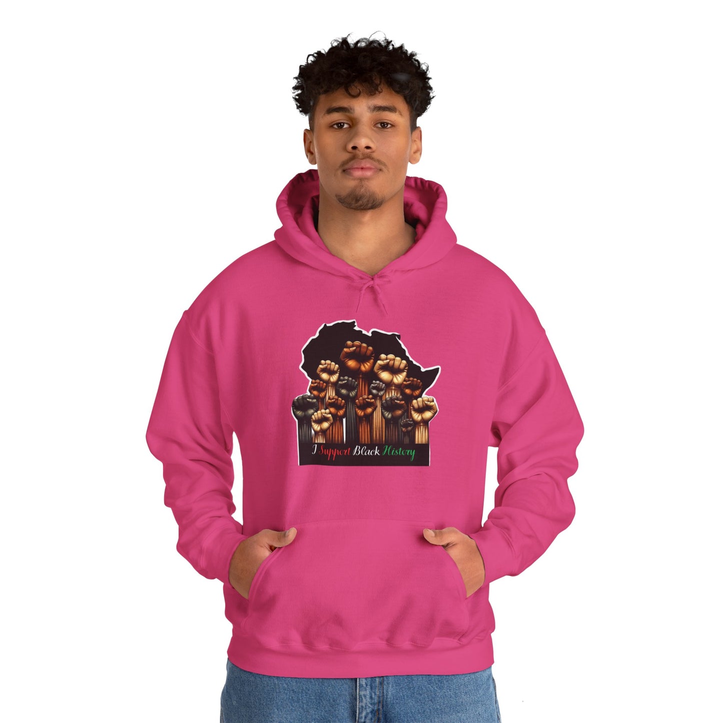 Black History Month I Support Black History Hooded Sweatshirt